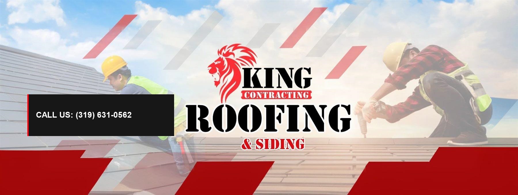 Original King Contracting Roofing and Siding branded banner