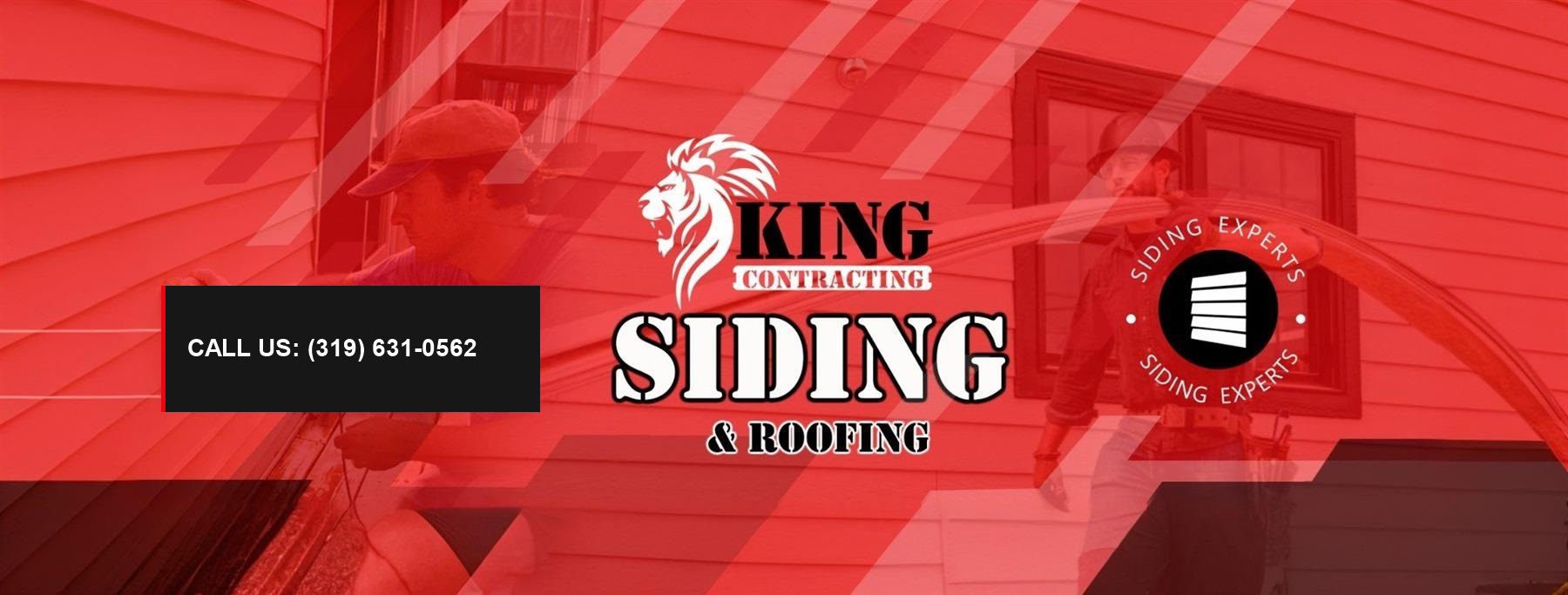 Original King Contracting Roofing and Siding branded banner
