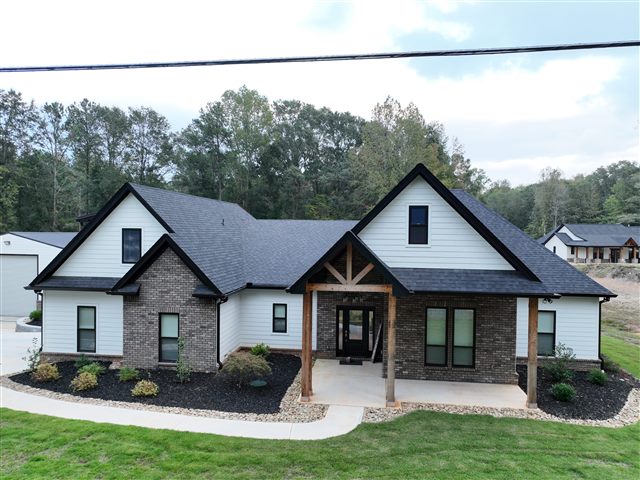 Aerial view of residential roofing work | King Contracting, serving Iowa