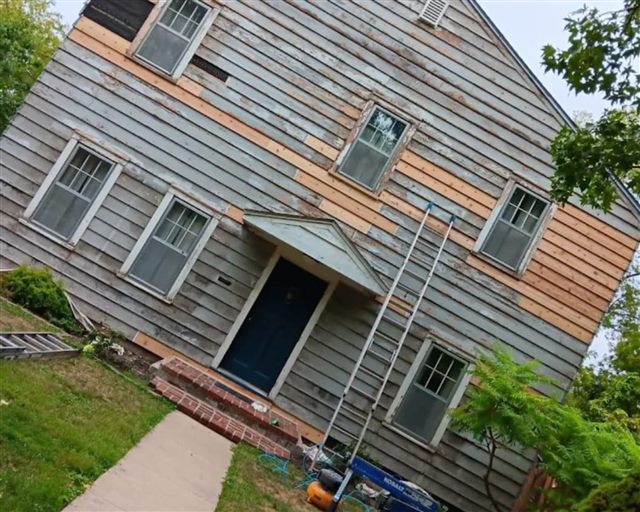 Residential siding project and exterior details | King Contracting, serving Iowa