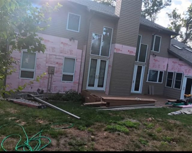 Residential siding project and exterior details | King Contracting, serving Iowa