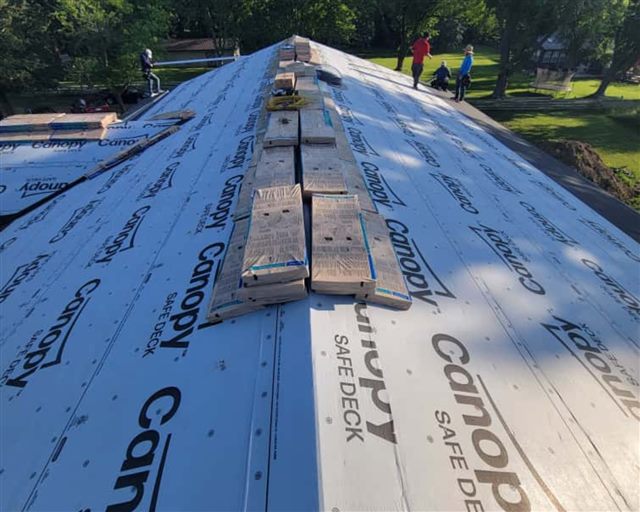 Residential roofing project | King Contracting, serving Iowa