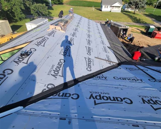 Residential roofing project | King Contracting, serving Iowa