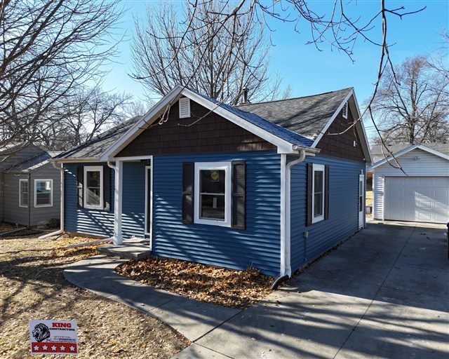 Residential siding project and exterior details | King Contracting, serving Iowa