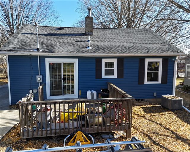 Residential siding project and exterior details | King Contracting, serving Iowa