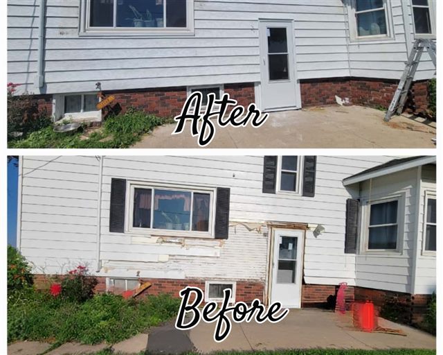Residential siding project and exterior details | King Contracting, serving Iowa