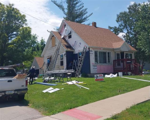 Residential siding project and exterior details | King Contracting, serving Iowa