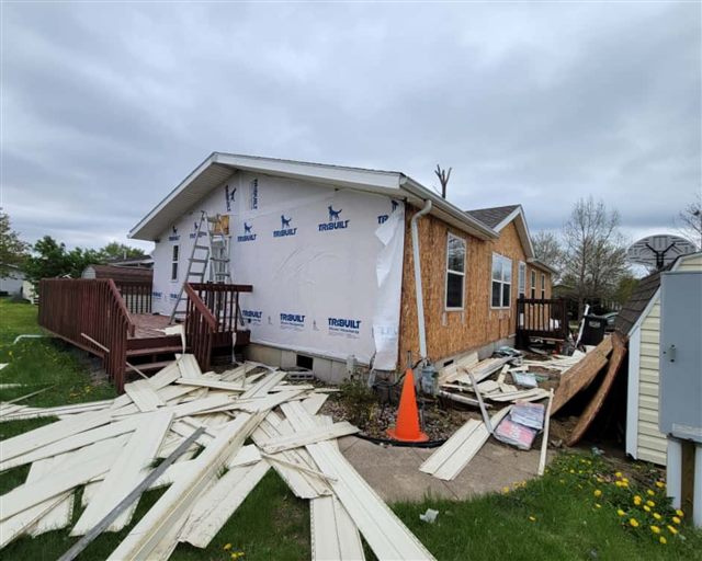 Residential siding project and exterior details | King Contracting, serving Iowa