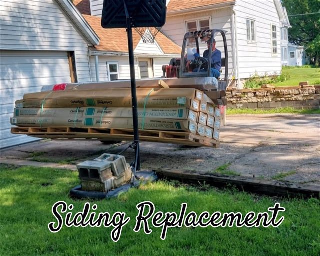 Residential siding project and exterior details | King Contracting, serving Iowa